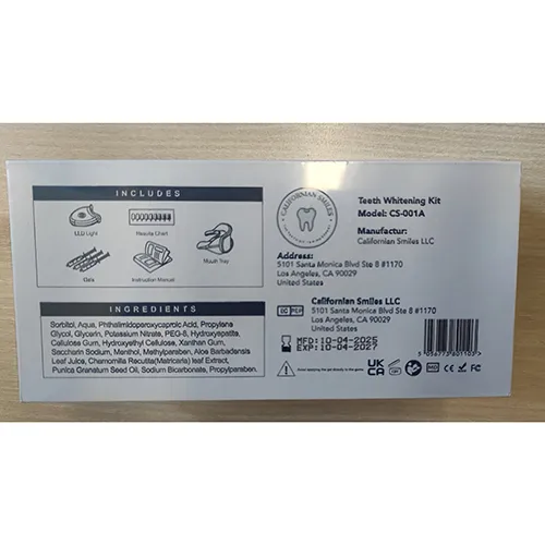 CALIFORNIAN SMILES - Kit de albire a dinților