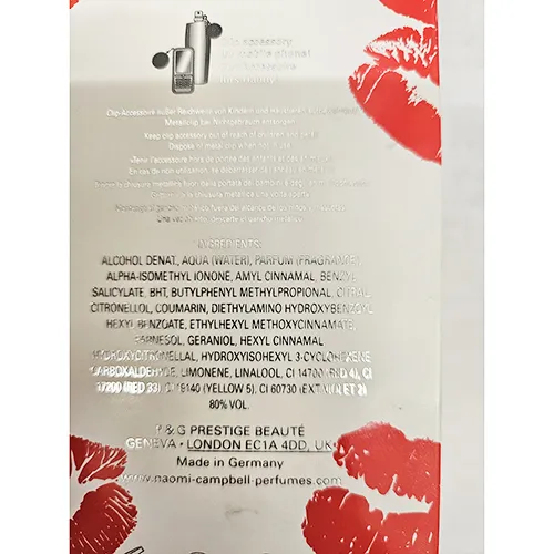 Naomi Campbell - Apă de toaletă