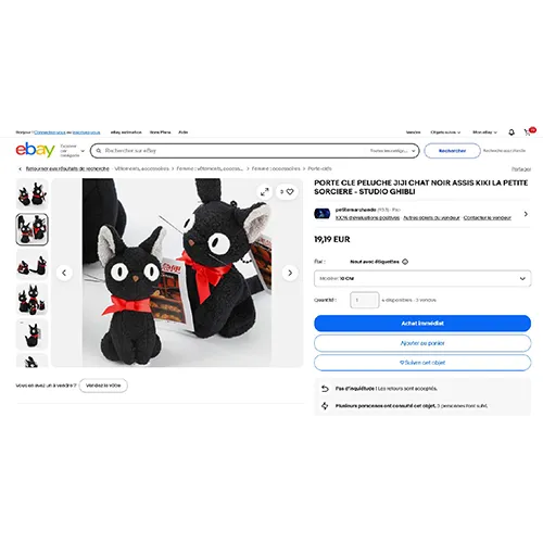 STUDIO GHIBLI - Cheie inel cu jucărie moale