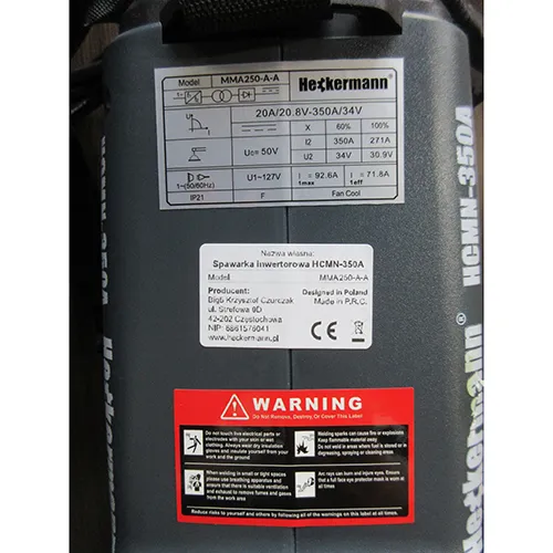 HECKERMANN - Sudor cu invertor