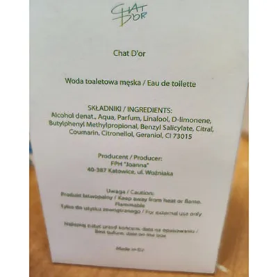 CHAT D´OR - Apă de toaletă