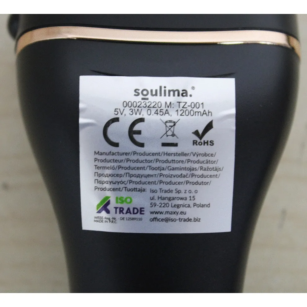 Soulima - Fișier cu călcâi electric