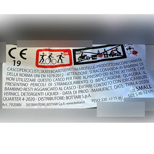 Bottari - Cască de bicicletă