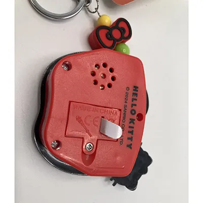 Sanrio - Inel cheie cu jucărie push