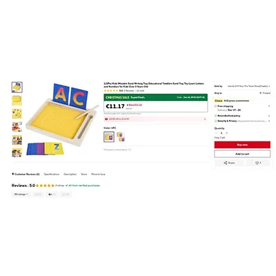 WOODEN QIYI - Jucărie de activitate a nisipului