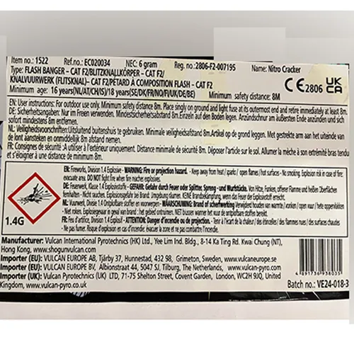 Vulcan Europe B.V. - Focuri de artificii