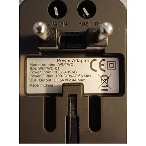 Wozinsky - Adaptor de călătorie