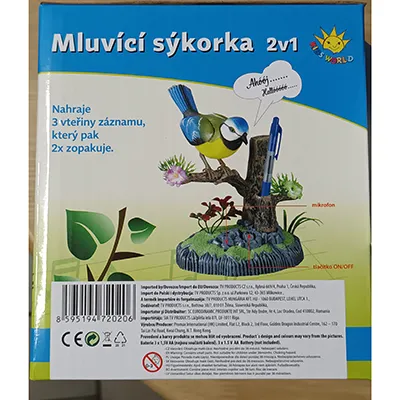 Kids World - Jucărie de pasăre vorbitoare