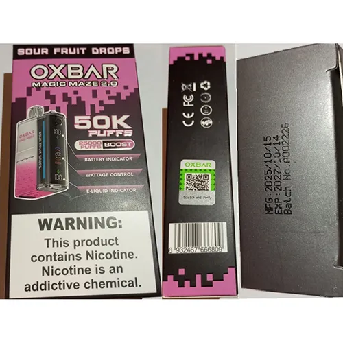 OXBAR - Tigara electronica de unica folosinta