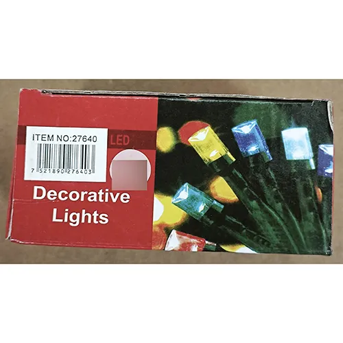 Lanț de iluminat care conține surse de lumină cu LED-uri neînlocuibile. Produsul include un dispozitiv pentru schimbarea modurilor de iluminare.