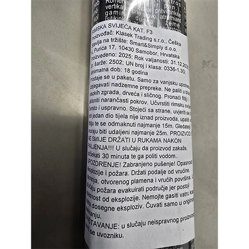 KLASEK PYROTECHNICS - Focuri de artificii