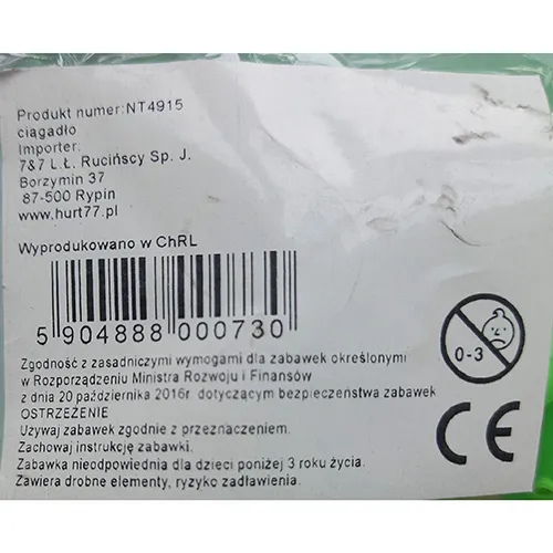 Plastic împinge de-a lungul jucărie.