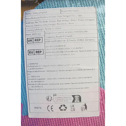 MUSOLEI - Puzzle mat