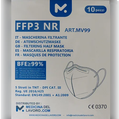 Medicina del Lavoro - Mască de filtrare a particulelor