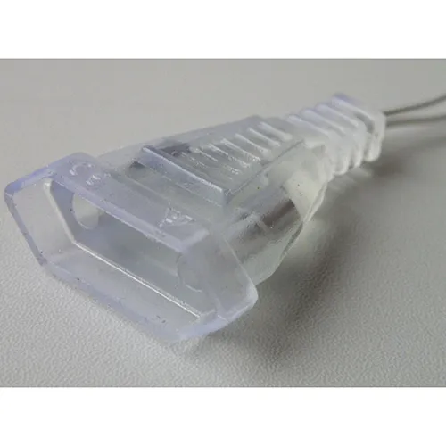 Lanț de iluminat cu LED-uri de Crăciun alimentat la rețea, în formă de stea cu cinci colțuri, echipat cu o cutie de control albă cu 8 funcții și o priză de conectare în serie. Date tehnice: 220 V.
