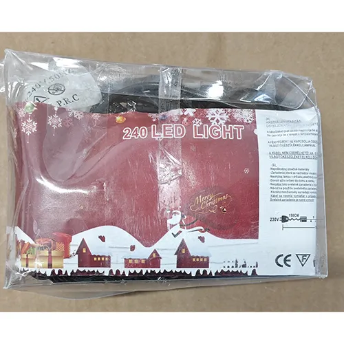 Lanț de iluminat destinat interconectării, care conține 240 de surse de lumină cu LED-uri neînlocuibile. Produsul include un dispozitiv pentru schimbarea modurilor de iluminare.