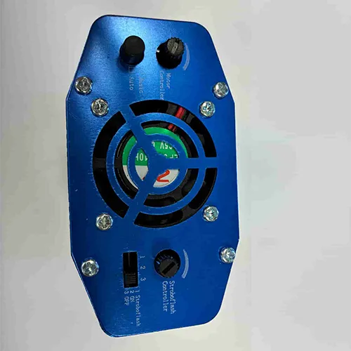 Proiector cu laser albastru.
