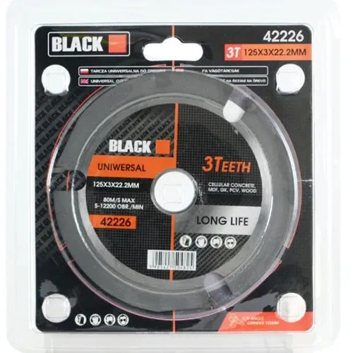 Black - Pânză de ferăstrău circular